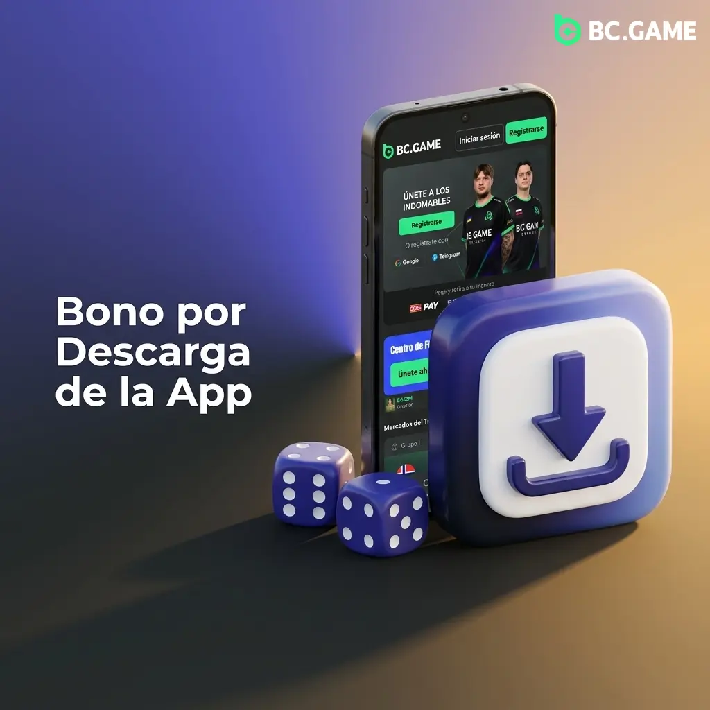 Bono exclusivo por descargar la app de BC Game disponible para Android e iOS con promociones especiales