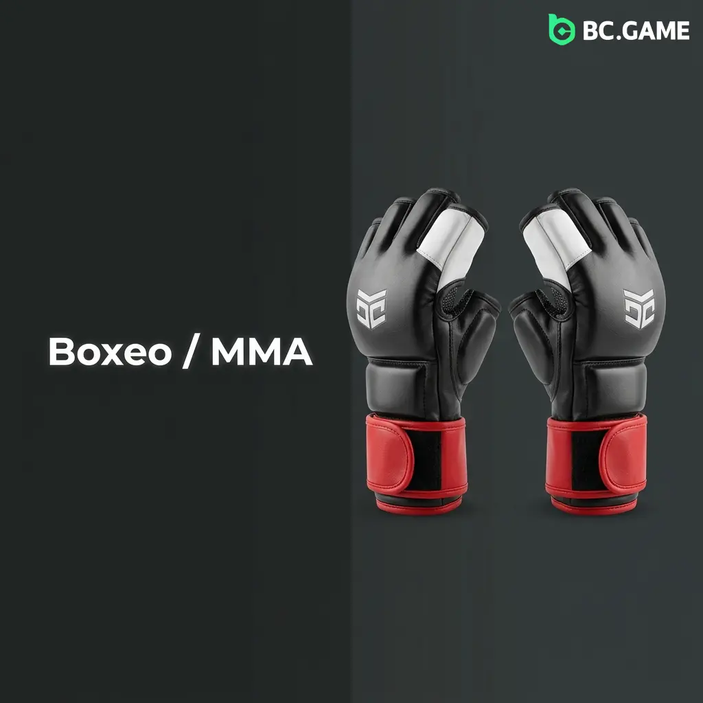 Boxeo y MMA en BC Game con mercados de apuestas en UFC, Fight Night y peleas de título mundial de boxeo profesional