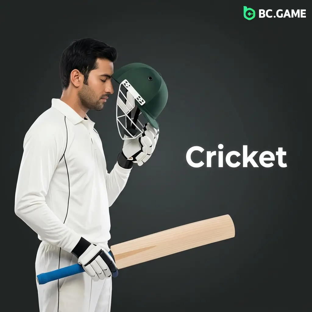Apuesta al cricket en BC Game: IPL, Test, ODI y T20I con mercados de ganador, bateador y carreras