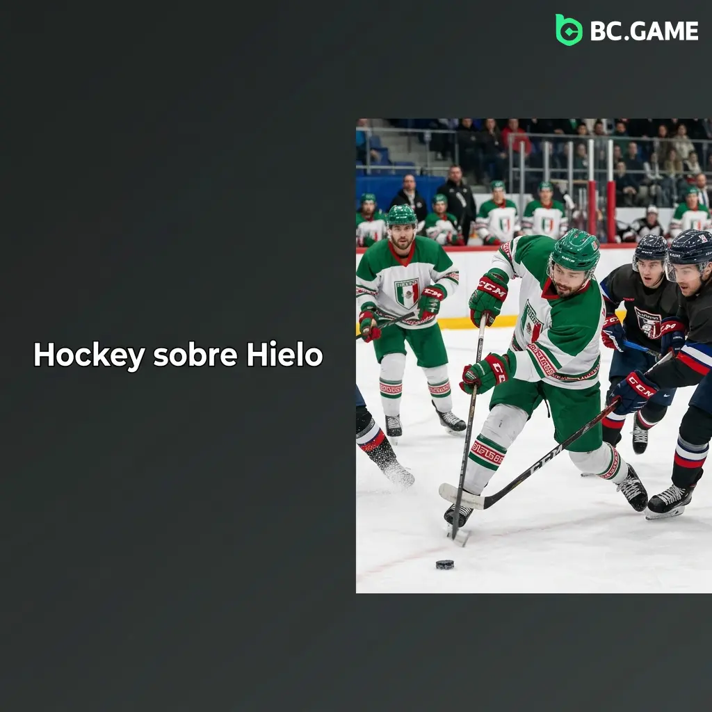 Apuesta en NHL, KHL y IIHF en BC Game con mercados de hándicap, Over/Under y ganador de período