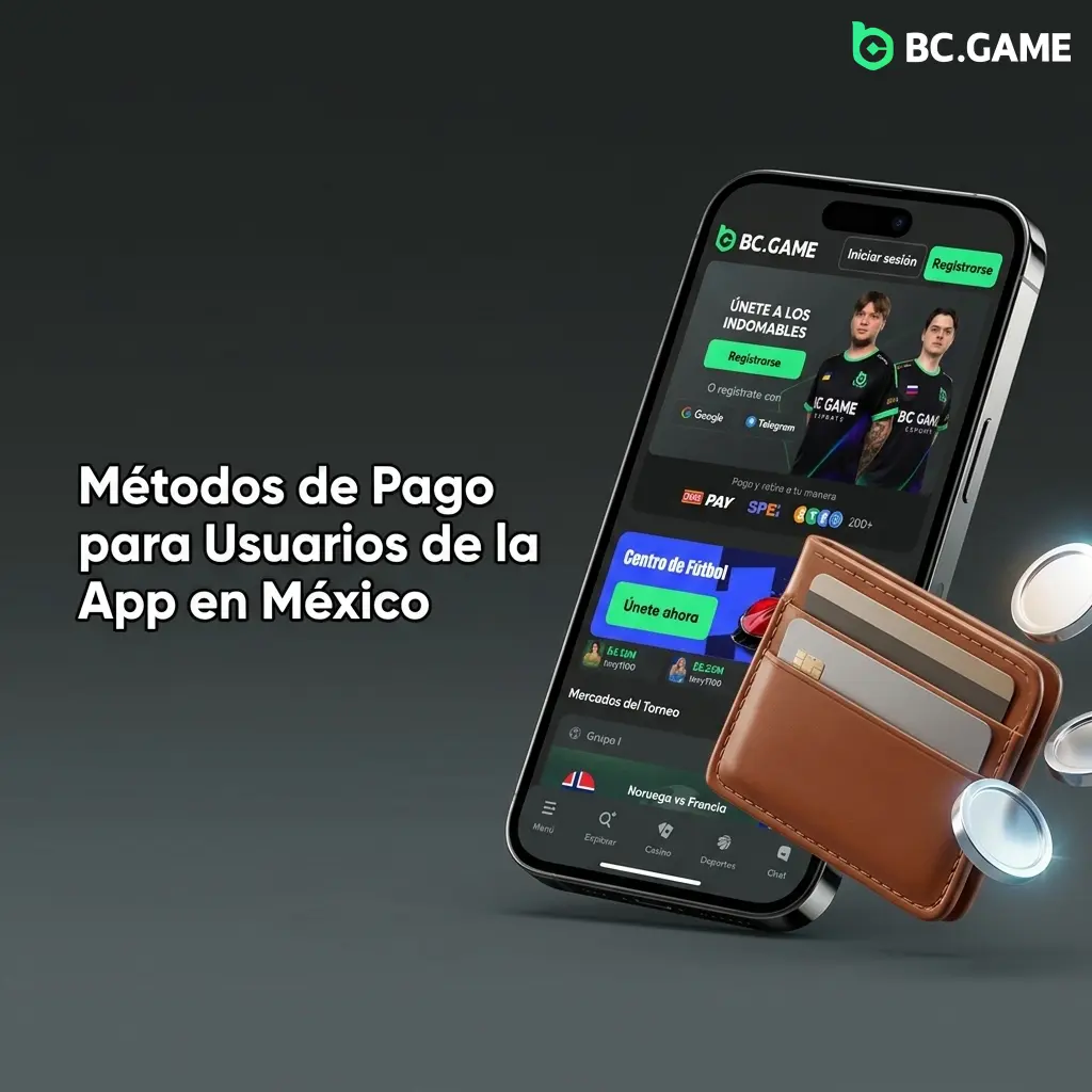 Métodos de pago en BC Game México: SPEI, OXXO Pay, Bitcoin, Ethereum, USDT, Litecoin, XRP y BNB