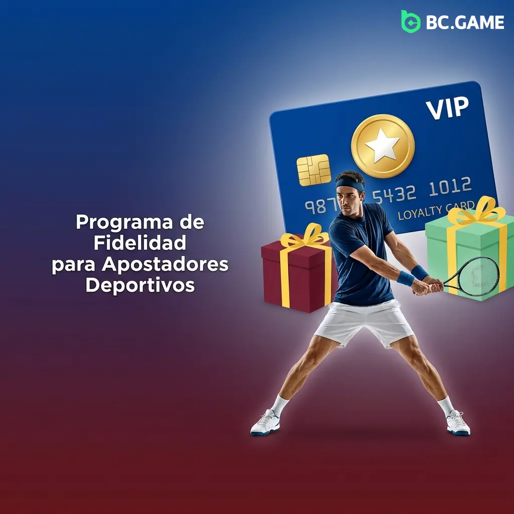 Programa de fidelidad VIP para apostadores deportivos en BC Game con puntos, cashback y gestor personal