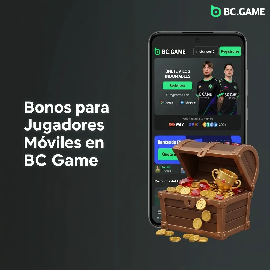Bonos para jugadores móviles en BC Game: bienvenida, rakeback, VIP, Rain Bonus y apuestas gratis en México