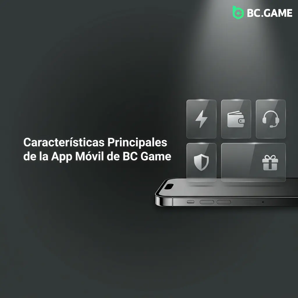 App móvil BC Game iOS con casino, sportsbook, pagos SPEI y OXXO, criptomonedas y autenticación biométrica en México