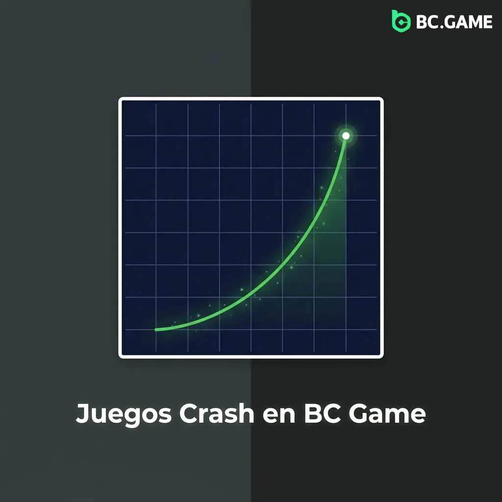 Juegos crash en BC Game con multiplicador en ascenso y opción de retiro antes del colapso aleatorio