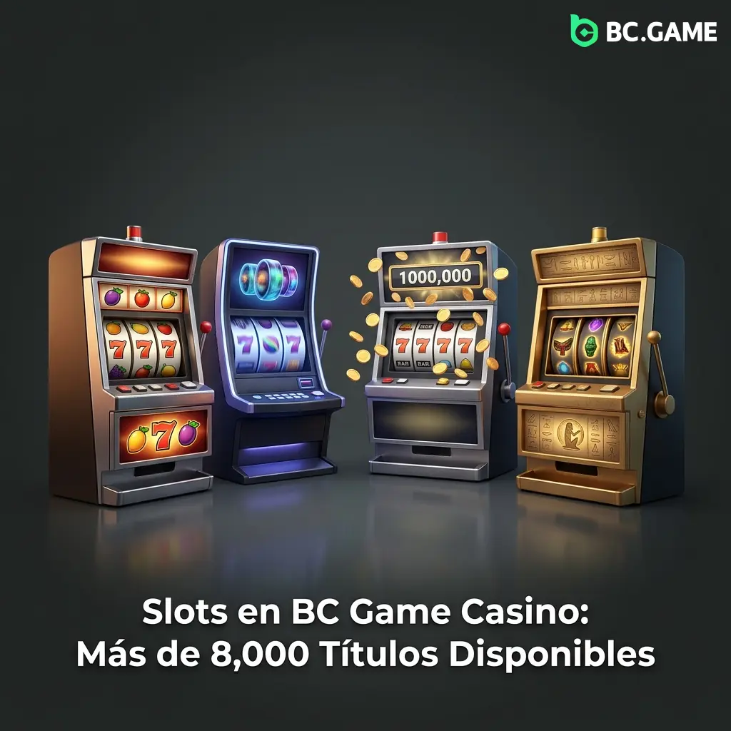 Más de 8,000 slots en BC Game Casino con títulos como Gates of Olympus, Sweet Bonanza y Book of Dead disponibles