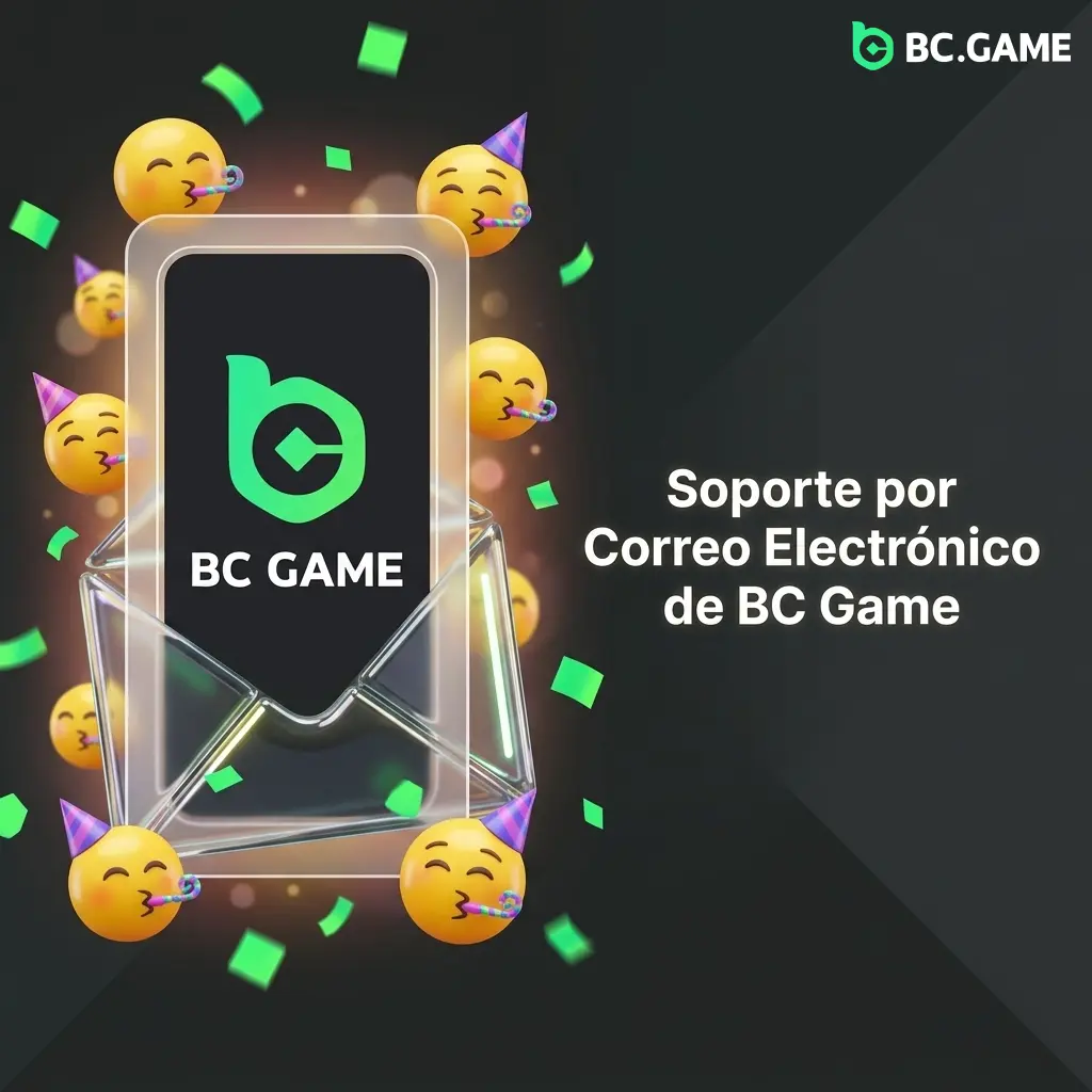 Soporte por correo electrónico de BC Game: envía consultas a support@bc.game para verificación KYC y disputas
