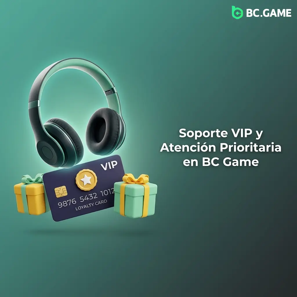 Soporte VIP BC Game con atención prioritaria, gestor de cuenta y canales exclusivos para jugadores de alto nivel