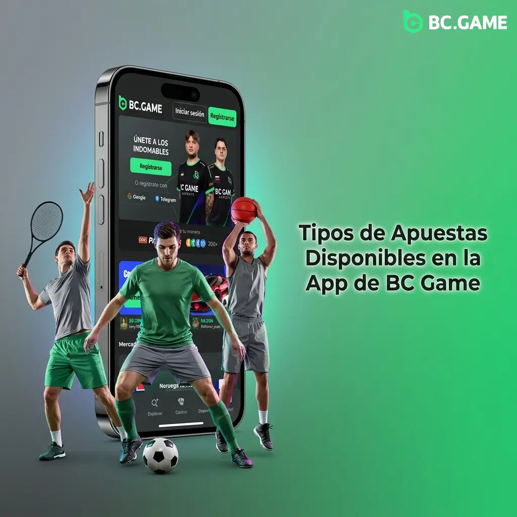 Tipos de apuestas en BC Game app: simple, acumulador, sistema, en vivo y hándicap explicados